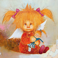 солнечные ангелы - домовята солнечный ангел, ангелы - оригинал