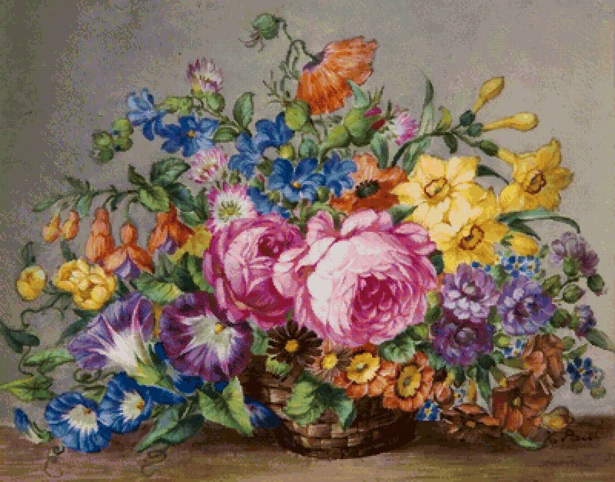 Букет - вьюнки, букет - предпросмотр