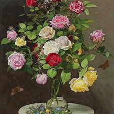 Схема вышивки «Натюрморт. Худ. Отто Дидрик Оттесен»