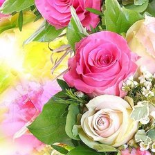 Схема вышивки «Розы.»