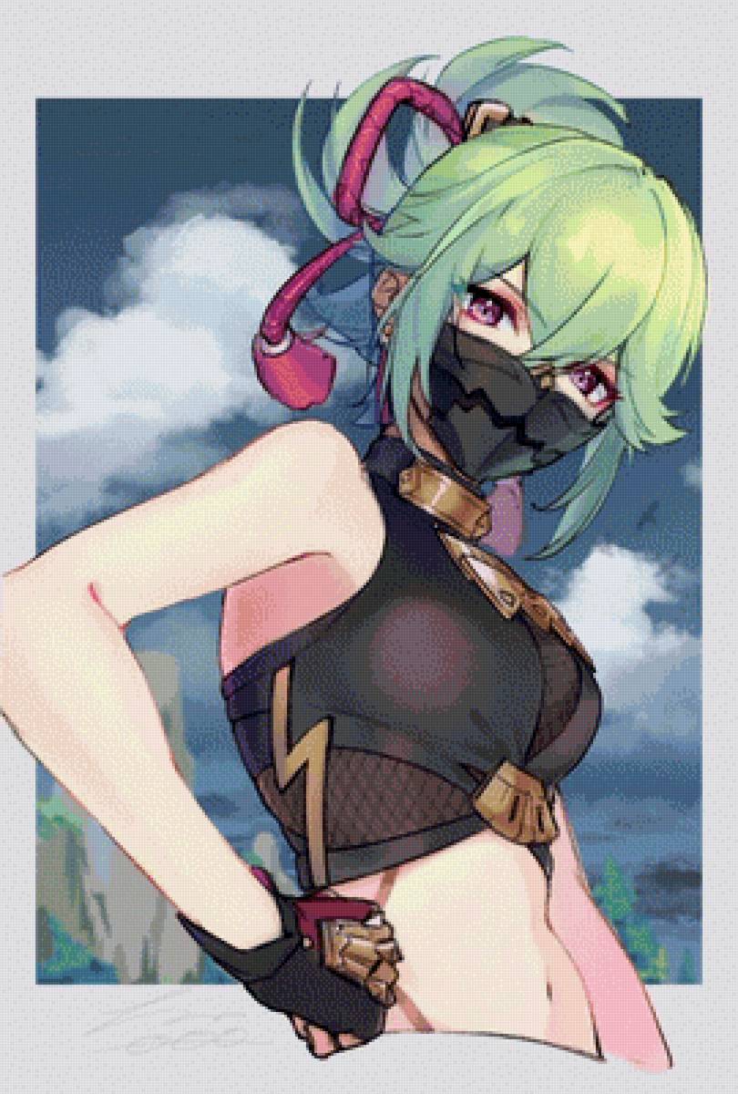 Куки Синобу - genshin impact - предпросмотр