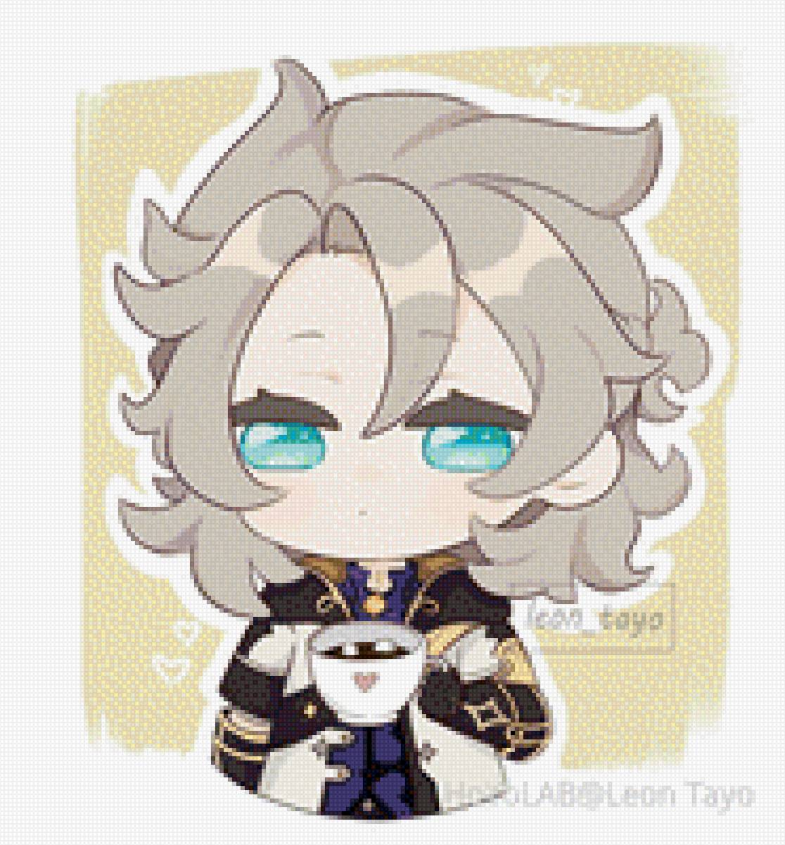 Альбедо - genshin impact - предпросмотр