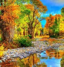 Схема вышивки «Пейзаж.»