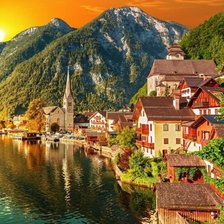 Схема вышивки «Пейзаж.»