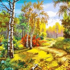 Схема вышивки «Осень.»