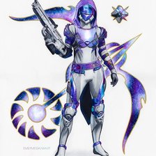 Схема вышивки «Охотник»