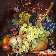 Схема вышивки «Ян Ван Хейсум. Натюрморт»