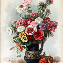 Схема вышивки «Букет»