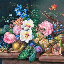 Схема вышивки «Франц Ксавер Петтер. Натюрморт»