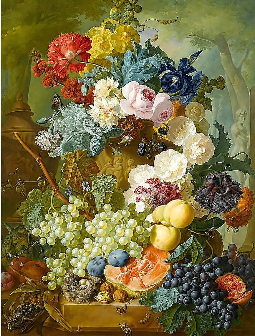 Яе Ван Ос. Натюрморт - натюрморт, ян ван ос - оригинал