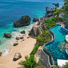 Схема вышивки «Отдых в Индонезии»