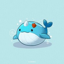 Схема вышивки «Кит»