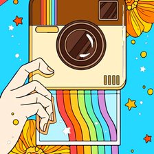 Схема вышивки «Фотоопарат»