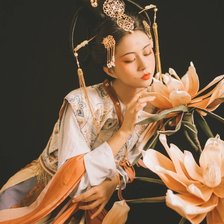 Схема вышивки «гейша»