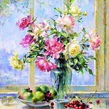 Схема вышивки «Натюрморт. Худ. Римма  Вьюгова»