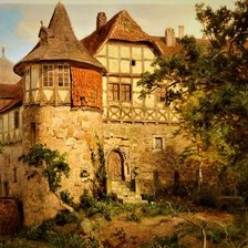 гобелен старый замок