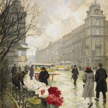 Схема вышивки «Городской пейзаж»