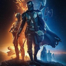 Схема вышивки «Мандалорец»