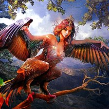 Схема вышивки «Феникс»