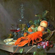 Схема вышивки «Якоб ван Вальскапелле. Натюрморт»