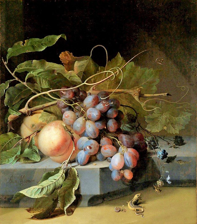 Абрахам Миньон. Натюрморт - натюрморт, абрахам миньон - оригинал