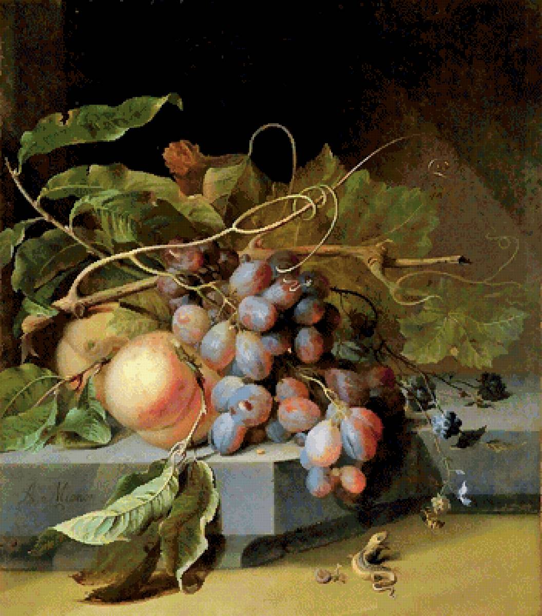 Абрахам Миньон. Натюрморт - натюрморт, абрахам миньон - предпросмотр