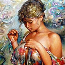 Схема вышивки «Женская нежность»