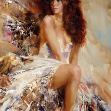 Схема вышивки «Женская красота»