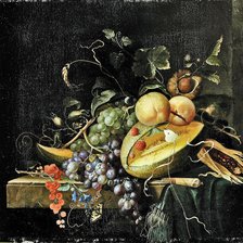 Схема вышивки «Якоб ван Вальскапелле. натюрморт»