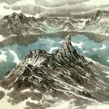 Схема вышивки «Гора Пекту»