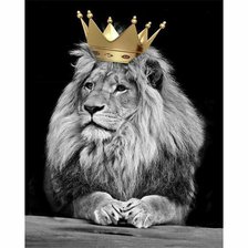 Схема вышивки «Лев»