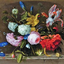 Схема вышивки «Якоб ван Вальскапелле. Букет»