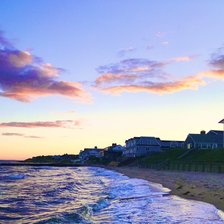 Схема вышивки «Закат на пляже»