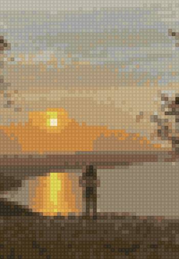 Закат Аслыкуль - природа, закат, солнце, озеро - предпросмотр