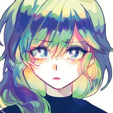 Схема вышивки «Девушка»