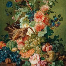 Схема вышивки «Паулюс Теодорус Ван Брюссель. Натюрморт»