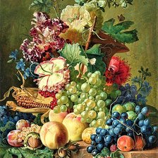 Схема вышивки «Паулюс Теодорус Ван Брюссель. Натюрморт»