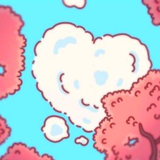 Схема вышивки «Небо»