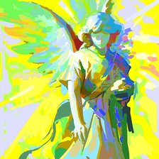 Схема вышивки «Ангел»