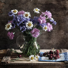 Схема вышивки «Букет полевых цветов»