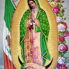 Схема вышивки «Guadalupe bandera»