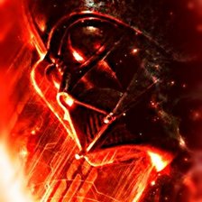 Схема вышивки «Дарт Вейдер»