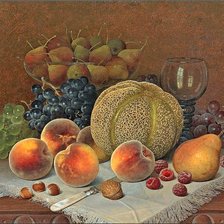 Схема вышивки «Натюрморт. Худ. Уильям Мейсон Браун»