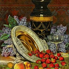 Схема вышивки «Уильям Мейсон Браун. Натюрморт.»