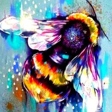 Схема вышивки «шмель»