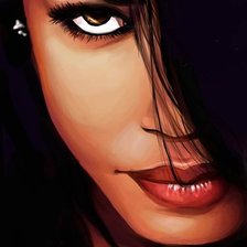 Схема вышивки «aaliyah»