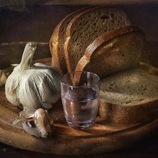 Схема вышивки «Рюмка водки на столе»