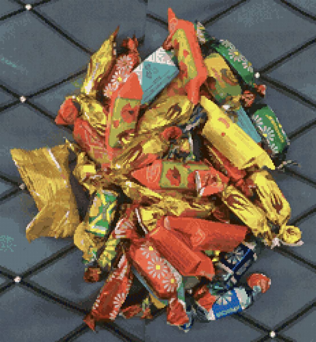 Конфеты - натюрморт - предпросмотр