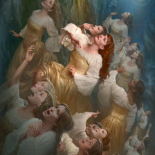 Схема вышивки «ГОВАРД ЛАЙОН.  ВЕСТНИК  АНГЕЛОВ»