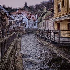 Схема вышивки «Старый город»